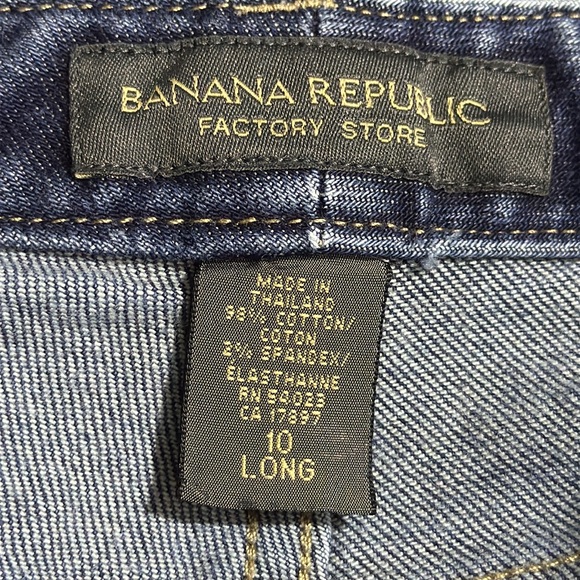 Banana Republic Mid-Rise Bootcut Jeans Women's Size 10Long - Picture 3 of 4